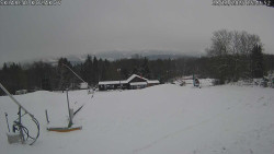 Spodní část sjezdovky