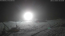 Spodní část sjezdovky