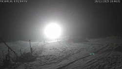 Spodní část sjezdovky