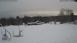 Spodní část sjezdovky