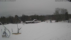 Spodní část sjezdovky