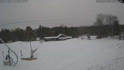 Spodní část sjezdovky