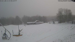 Spodní část sjezdovky