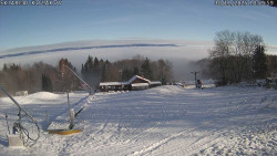 Spodní část sjezdovky