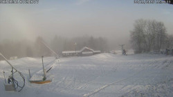 Spodní část sjezdovky