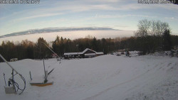 Spodní část sjezdovky