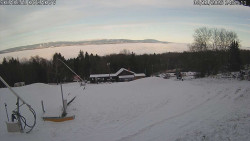 Spodní část sjezdovky