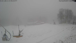 Spodní část sjezdovky