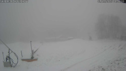 Spodní část sjezdovky