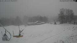 Spodní část sjezdovky