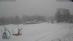 Spodní část sjezdovky