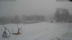 Spodní část sjezdovky