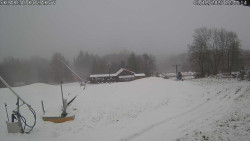 Spodní část sjezdovky