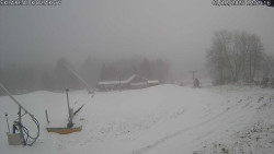 Spodní část sjezdovky