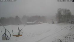 Spodní část sjezdovky