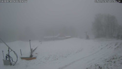 Spodní část sjezdovky