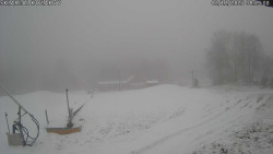 Spodní část sjezdovky