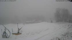 Spodní část sjezdovky