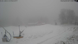 Spodní část sjezdovky