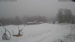 Spodní část sjezdovky