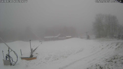 Spodní část sjezdovky