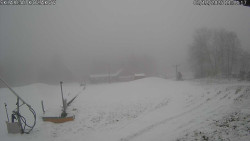 Spodní část sjezdovky