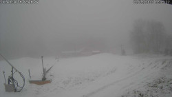 Spodní část sjezdovky