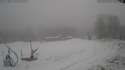 Spodní část sjezdovky