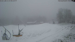 Spodní část sjezdovky