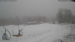 Spodní část sjezdovky