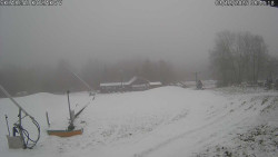 Spodní část sjezdovky