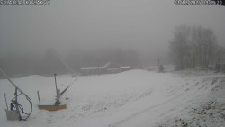 Spodní část sjezdovky