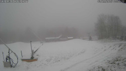 Spodní část sjezdovky