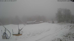 Spodní část sjezdovky