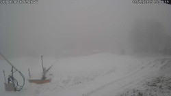 Spodní část sjezdovky