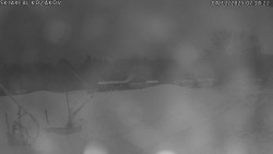 Spodní část sjezdovky