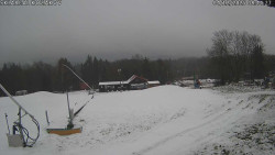 Spodní část sjezdovky