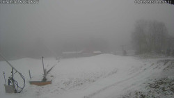 Spodní část sjezdovky