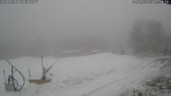 Spodní část sjezdovky