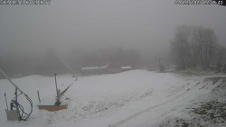 Spodní část sjezdovky