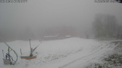 Spodní část sjezdovky