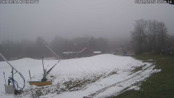 Spodní část sjezdovky