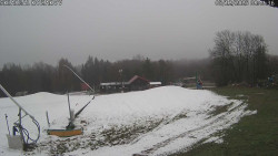 Spodní část sjezdovky