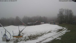 Spodní část sjezdovky