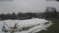 Spodní část sjezdovky