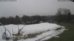 Spodní část sjezdovky