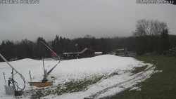 Spodní část sjezdovky