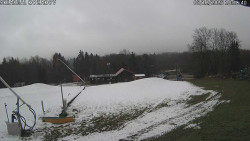 Spodní část sjezdovky