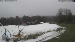 Spodní část sjezdovky