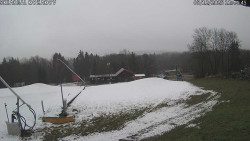 Spodní část sjezdovky